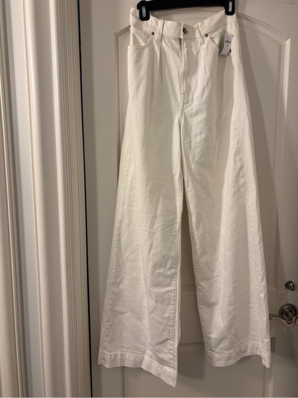 GAP White High Rise Trouser